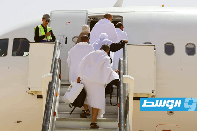 144 pilgrims depart directly for the Holy Land from Sirte Gulf International Airport