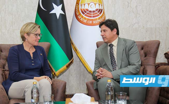 العقوري للسفيرة البريطانية: ليبيا تواجه أزمة الهجرة دون دعم يذكر