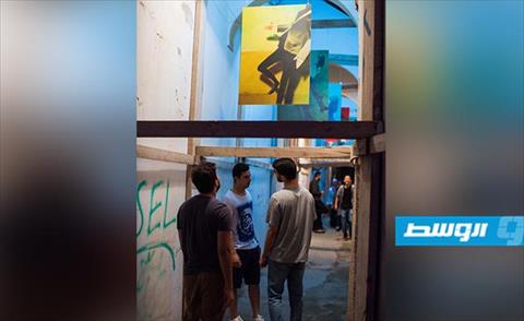 معرض للفنان سالم بحرون في المدينة القديمة طرابلس (فيسبوك)