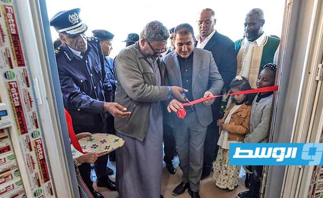 افتتاح مركز شرطة الفقهاء في الجفرة (صور)