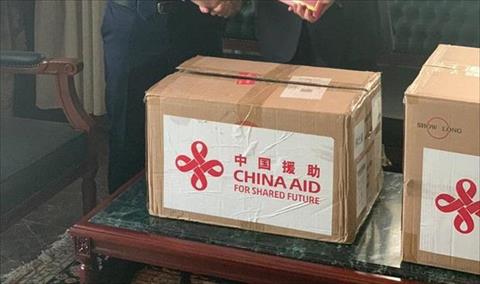 مساعدات طبية صينية لليبيا, 17 يوليو 2020. (السفارة الليبية في تونس)
