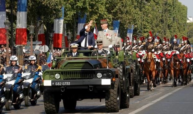 فرنسا تحتفل بالعيد الوطني قبل المباراة النهائية للمونديال