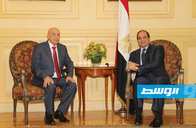 عقيلة صالح يهنئ الرئيس المصري بالرئاسة الثانية