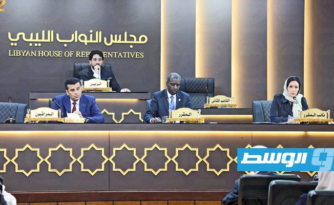 جلسة مجلس النواب في بنغازي، الثلاثاء 6 فبراير 2024. (مجلس النواب)