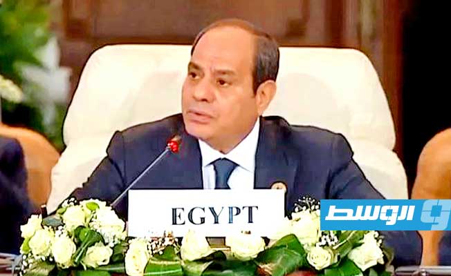 الرئيس المصري: من يعتقد أن الفلسطينيين سيغادرون أرضهم بسبب القصف لا يعرف طبيعتهم
