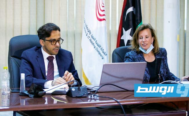 رئيس «القابضة للاتصالات» يلتقى الشركات الأميركية الراغبة في العمل في ليبيا