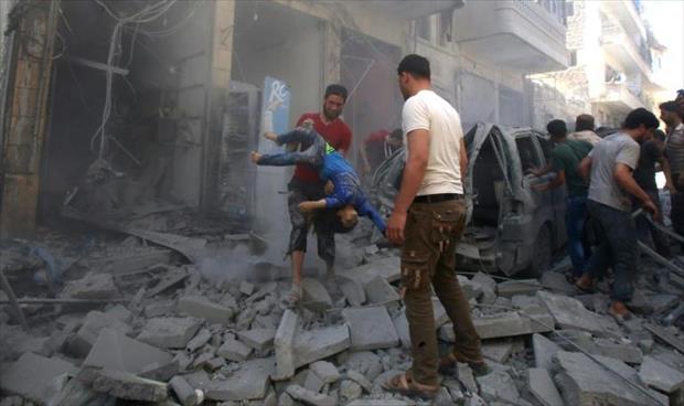 المرصد: مقتل 12 مدنيا بينهم طفلة في غارات جوية للقوات السورية