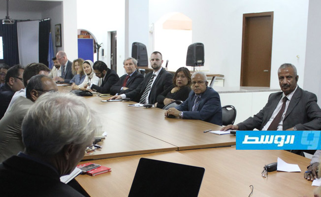 اجتماع لتنسيق المساعدات للعملية الانتخابية بمقر البعثة الأممية في طرابلس