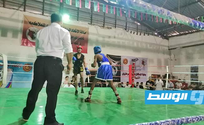 منافسات في الملاكمة الليبية. (فيسبوك)