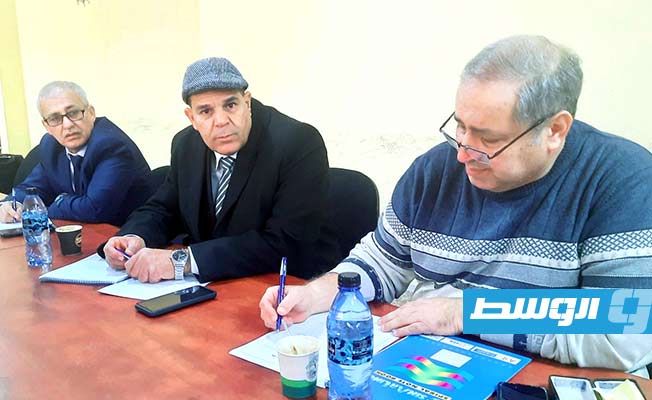 جانب من اجتماع الاتحاد الليبي للشطرنج، بطرابلس، 25 يناير 2023. (الوسط)