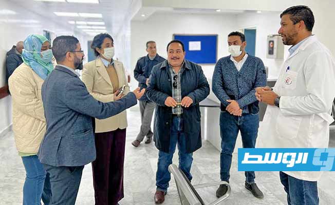 World Health Organization delegation visits Abu Salim Hospital