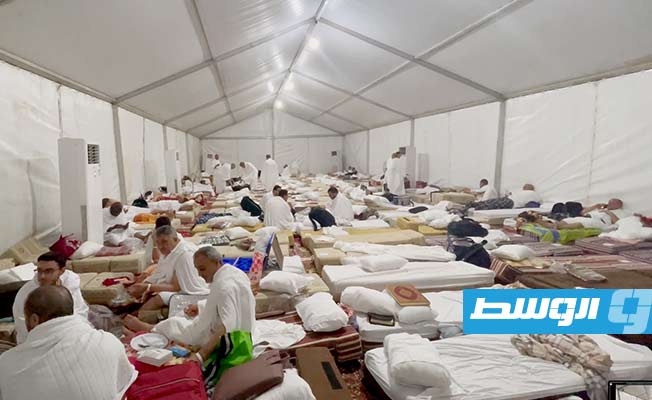 مخيم الحجاج الليبيين إلى عرفات، مساء الخميس 7 يوليو 2022. (فيديو)