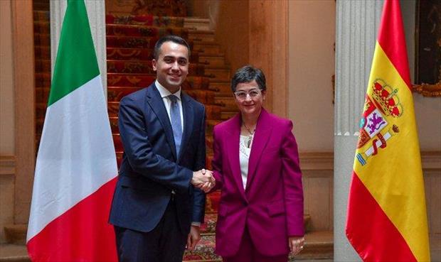 دي مايو يؤكد دعم إيطاليا مهمة أوروبية محتملة لمراقبة حظر دخول السلاح إلى ليبيا