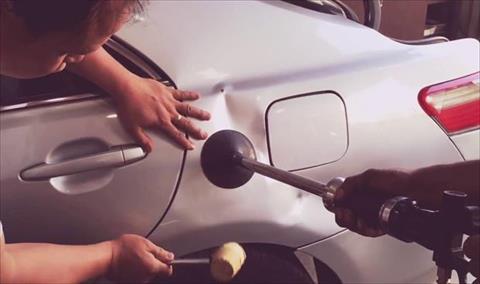 بالفيديو: طريقة سريعة لتصليح صدمات صاج سيارتك