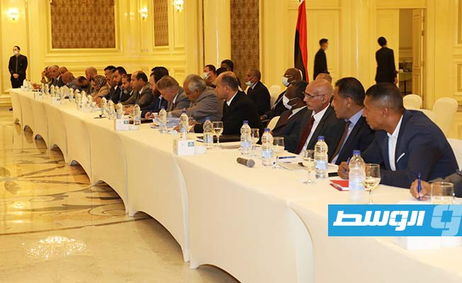 اللقاءات التحضيرية للجان الفرعية المشتركة بين ليبيا ومصر، الثلاثاء، 14 سبتمبر 2021 (وزارة الاقتصاد والتجارة على فيسبوك)