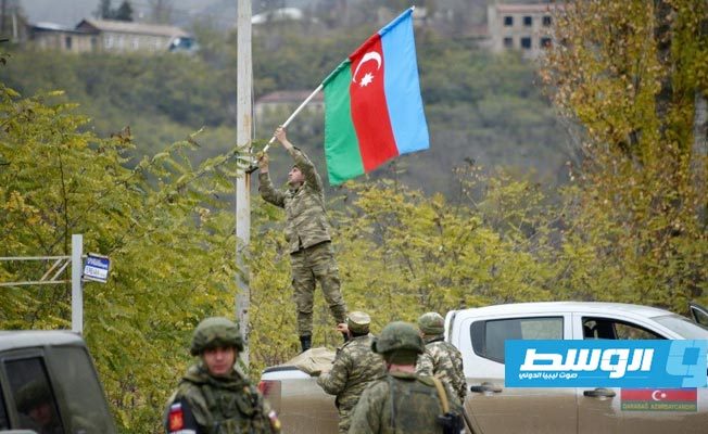 أذربيجان ترفع علمها في لاتشين ثالث إقليم سلمته أرمينيا