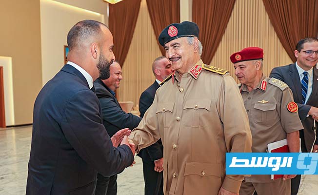 Marshal Haftar receives Maltese delegation in Benghazi