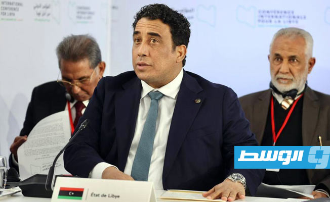 المنفي يأمل أن تكون قرارات مؤتمر باريس «أساسا لعمل أممي فعال» لمصلحة الليبيين