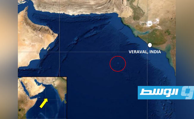 حريق في سفينة «مرتبطة بإسرائيل» بالمحيط الهندي بعد هجوم بطائرة مسيّرة