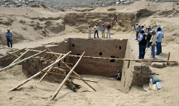 اكتشاف غرفة جنائزية تعود لحضارة الأنكا