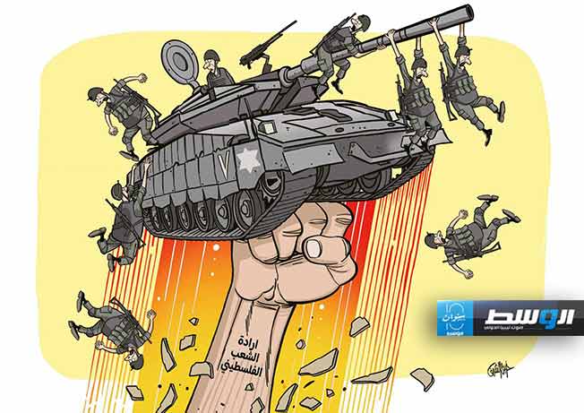 كاريكاتير خيري - إرادة الشعب الفلسطيني