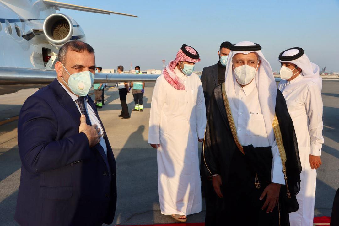 المشري يصل إلى الدوحة