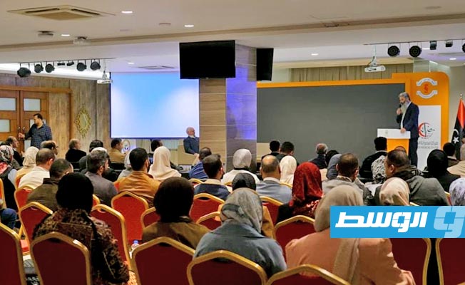 الدبيبة يشهد الحفل الختامي لفعاليات المؤتمر الـ21 لجمعية الجراحين الليبية، 20 يناير 2024. (حكومة الدبيبة)