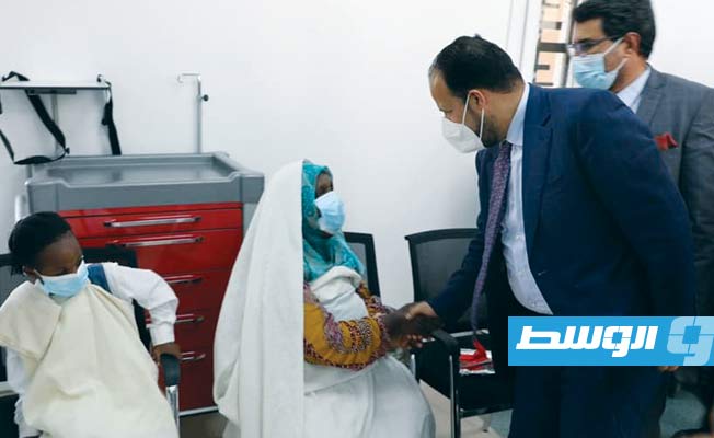 Health Minister opens medical isolation center in Tawergha