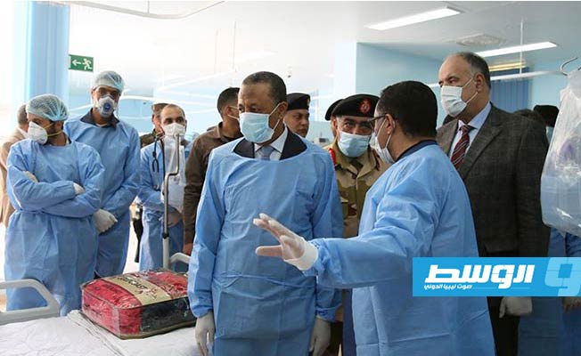 افتتاح مستشفى الهواري العام في بنغازي بعد تجهيزه كمقر للحجر الصحي