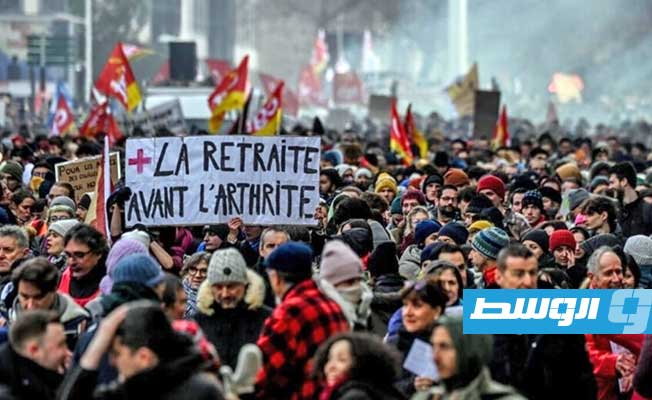 الاتحاد العمالي في فرنسا: 3.5 مليون متظاهر ضد تعديل نظام التقاعد