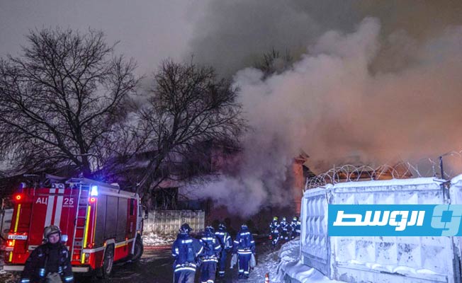 5 قتلى على الأقل في حريق الأحد بموسكو
