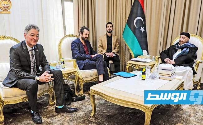 عقيلة يبحث مع برلماني ألماني «دور بنَّاء» لدعم التسوية السياسية في ليبيا