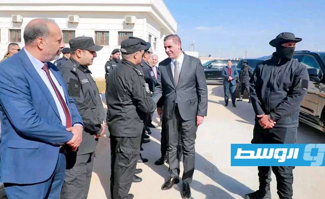 افتتاح مقر وزارة الكهرباء والطاقات المتجددة الجديد في بنغازي، الأربعاء 25 يناير 2023. (المكتب الإعلامي للحكومة المكلفة من مجلس النواب)