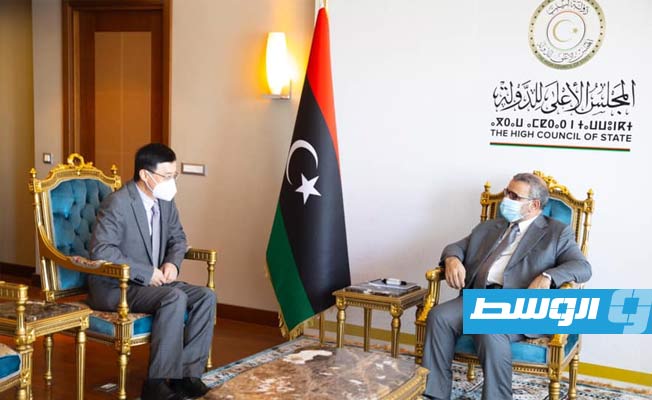 الانتخابات وعودة السفارة والشركات محور محادثات المشري والسفير الصيني لدى ليبيا