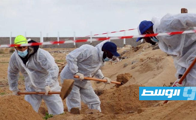 Mass grave with 18 bodies found in the Sabaa area of Sirte