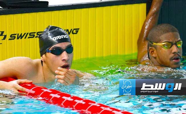 معاذ المعلول سادسًا في سباحة 100 متر حرة بدورة الألعاب الأفريقية