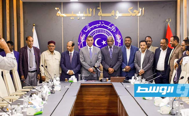 حكومة باشاغا تعد بتذليل العراقيل لتسهيل حركة المستثمرين بين ليبيا والسودان