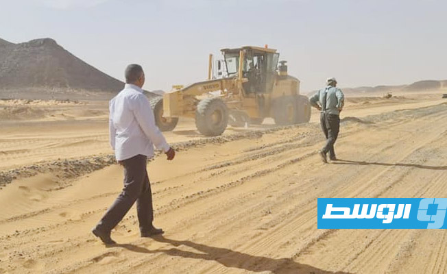 Maintenance work resumes on Kufra-Buzreiq Road