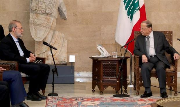 رئيس مجلس الشورى الإيراني يبدي استعداد طهران لمساعدة لبنان اقتصاديا