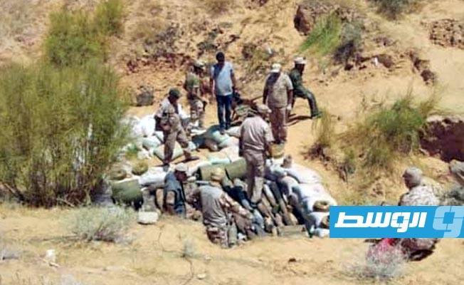 تفجير 10 أطنان من مخلفات الحرب والعبوات الناسفة بمنطقة الهيرة