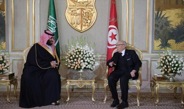 محمد بن سلمان يبدأ زيارة مثيرة للجدل إلى تونس