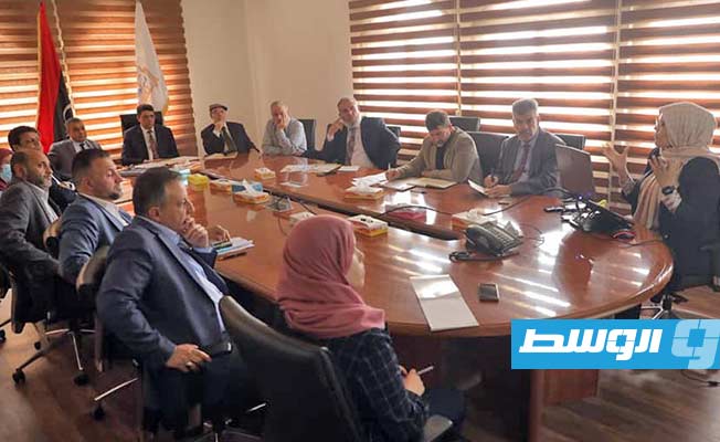 اجتماع ديوان المحاسبة لمتابعة ملف تنظيم العلاج في مصر، الأربعاء 6 أبريل 2022. (ديوان المحاسبة)