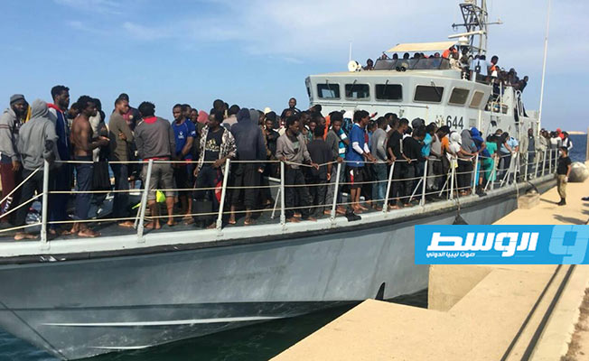 انقاذ 92 مهاجر غير شرعي شمال القره بوللي