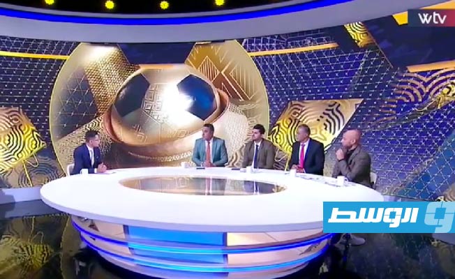 برنامج «ملعب الوسط» عبر قناة «Wtv» في حلقة بتاريخ، 11 فبراير 2024. (صورة مثبتة من الفيديو)