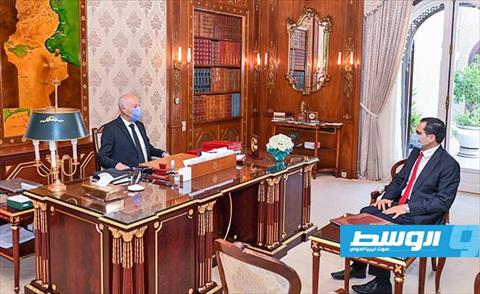 الرئيس التونسي يؤكد ضرورة «احترام إرادة الشعب الليبي والتمسك بالشرعية الدولية»
