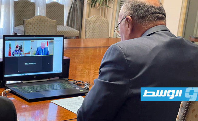 وزيرا خارجية مصر والمغرب يتفقان على تكثيف التواصل لدعم التسوية الشاملة في ليبيا