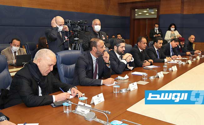 وفد مجلس النواب التقى رئيس مجموعة الصداقة البرلمانية الليبية- التركية، أحمد يلدز. (الناطق باسم مجلس النواب عبدالله بليحق)