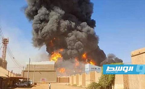 23 قتيلاً إثر انفجار وحريق في مصنع بالخرطوم