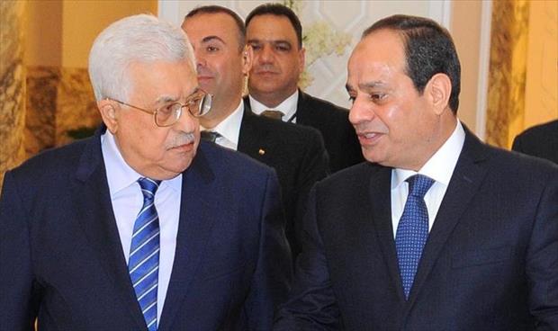 السيسي يستقبل محمود عباس على هامش القمة العربية