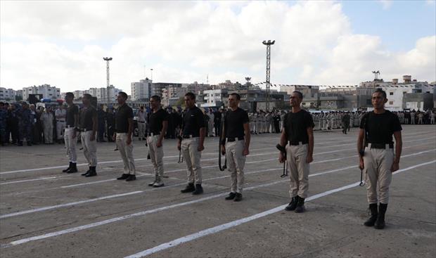 من حفل تخريج عناصر الشرطة في البيضاء. (وزارة الداخلية بالحكومة الموقتة)